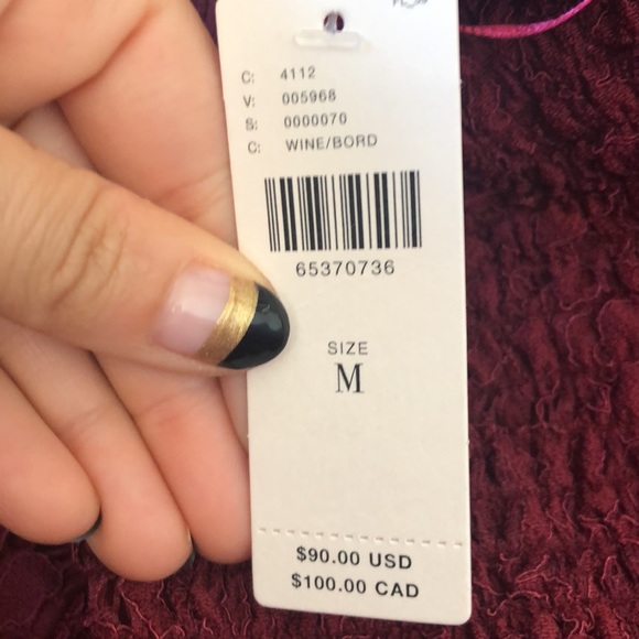 NWT Anthropologie Porridge Clothing Tube Top in Wine Color - Picture 10 of 10